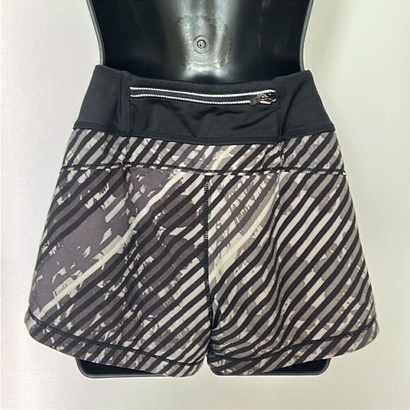 ATHLETA Pulse Lined Athletic Running Shorts Black L - Picture 4 of 6